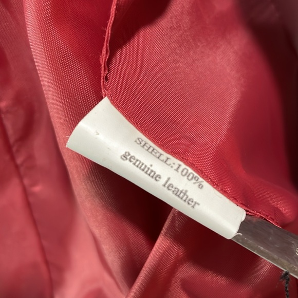 Classic Nygard suede leather jacket size medium lovely earthy rose shade - Picture 16 of 17